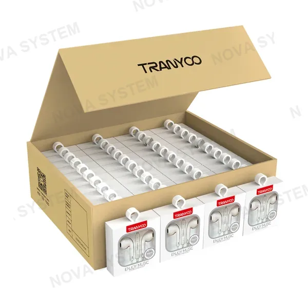 TRANYOO T-R12 Audífono con Cable Tipo Boton Tranyoo
