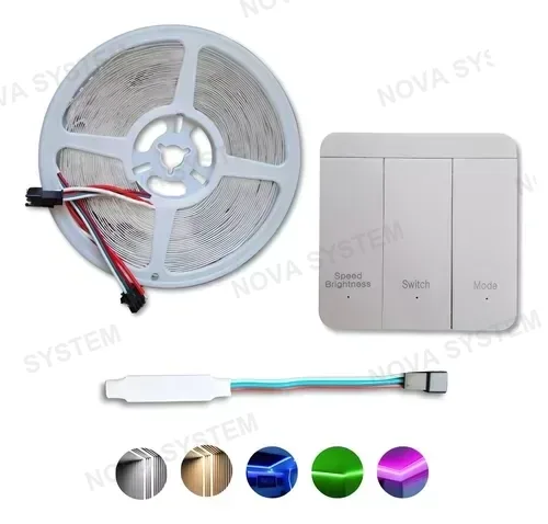 LED-2835PM120 Tira de LED de 10m con Controlador Panel Táctil 24V