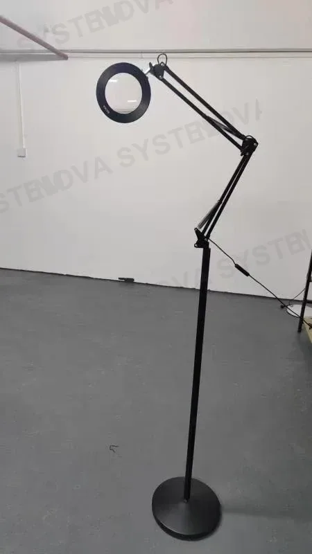 MT-333 Lampara LED con Lupa de Piso