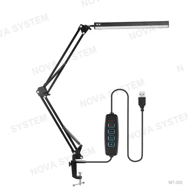 MT-305 Lampara de Mesa 3 Niveles de Atenuación 10 Niveles de Ajuste de Color