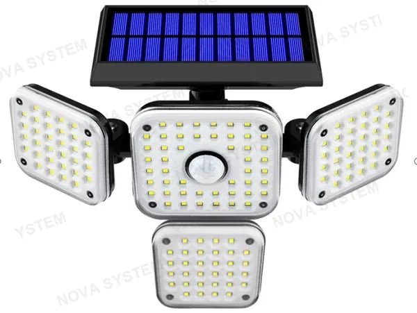 LF-1765A Aplique de 4 Cabezas Solar