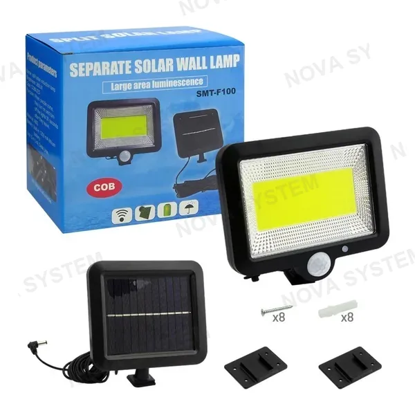 SMT-F100 Aplique de Pared con Sensor Solar Dividido