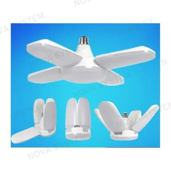 SA-QP-60-W Lampara con Cuatro Hojas 60W