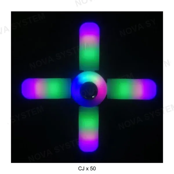 HY-Z13 Lampara Parlante LED RGB Bluetooth 4 Aspas