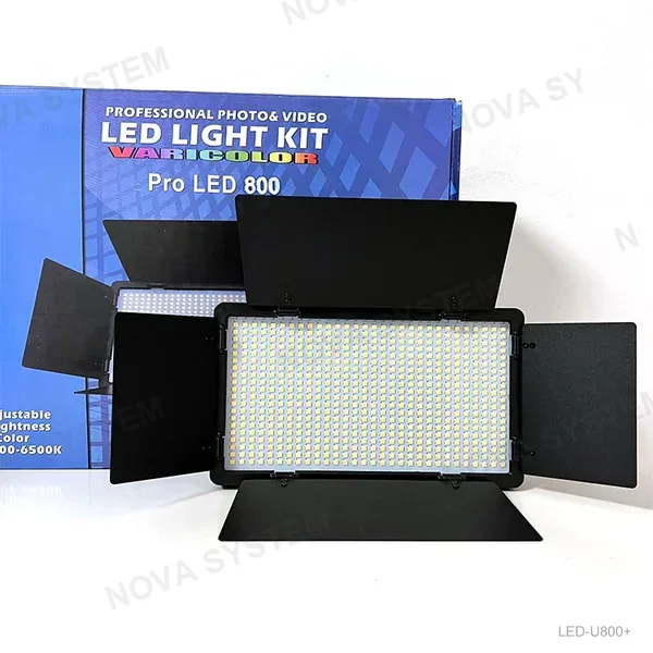 LED-U800+ Panel LED de RGB con Tapa para Fotografía y Video