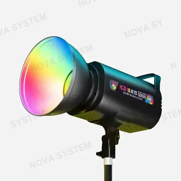 MM8518 Luz Fotográfica RGB de 500W con Cubierta de Aluminio