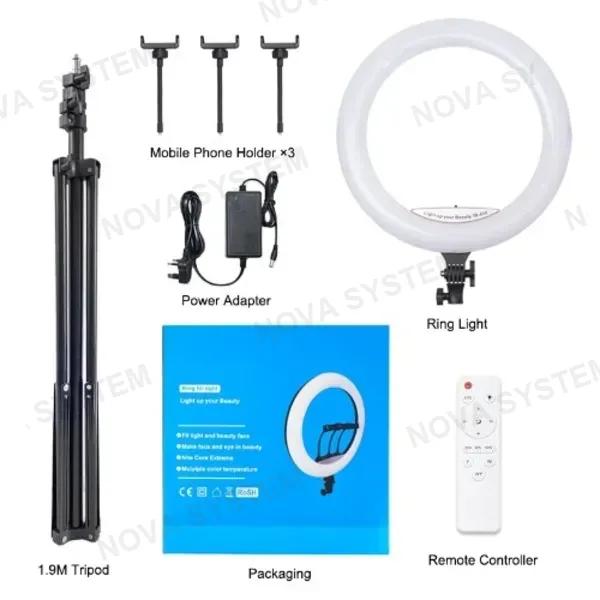 LJJ-22 Aro de Luz LED con Toque 22"