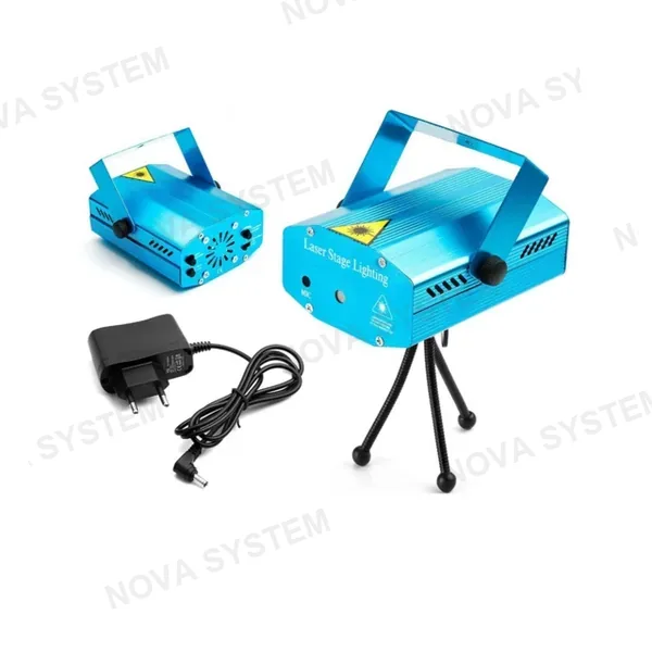 EMS-06R Mini Proyector Laser Multi Punto con Motivos(Carita/Corazón/Mariposa/Amor y Paz) con Control Remoto