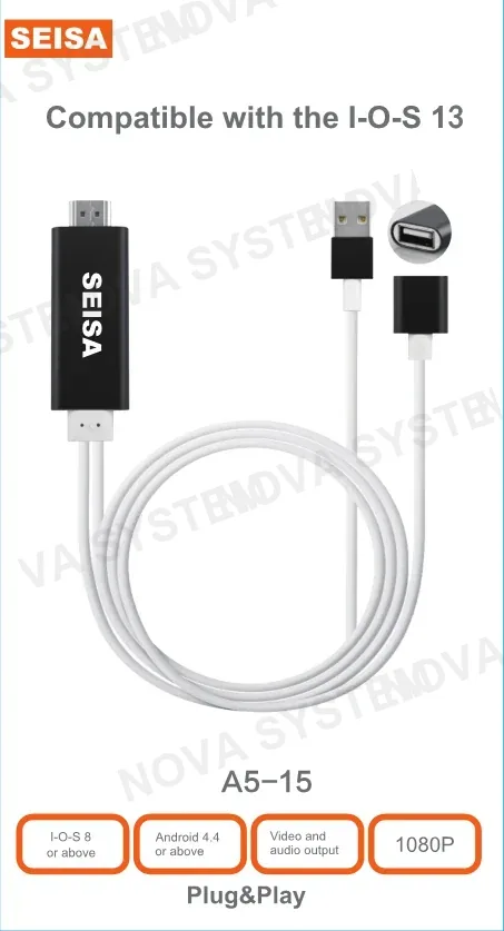 A5-15 Cable UB HDMI MHL para Android /IPhone