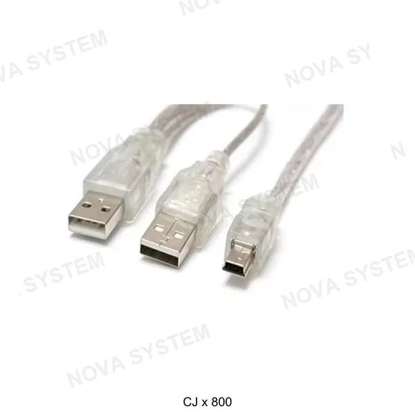 MYE-07BLUE(2A+5T) Cable Mayado USB Macho a USB Macho + 5 Pin