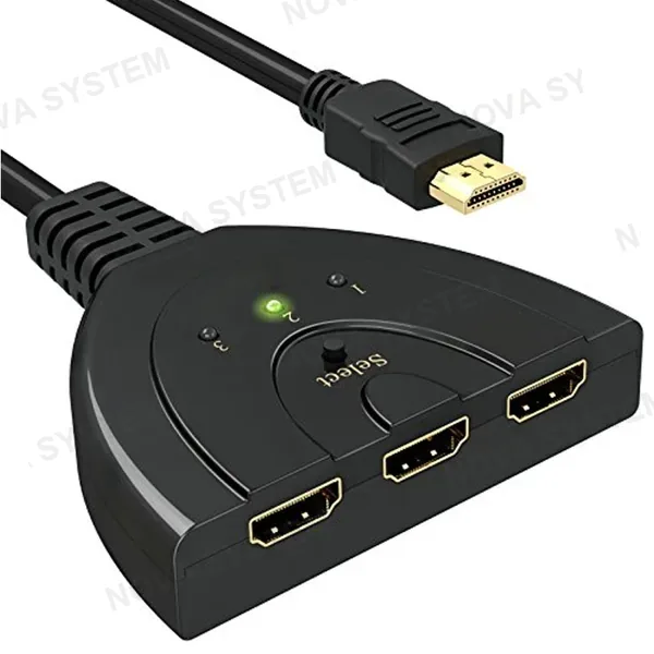 SM-F7803 Switch HDMI 3 en 1 con Cable