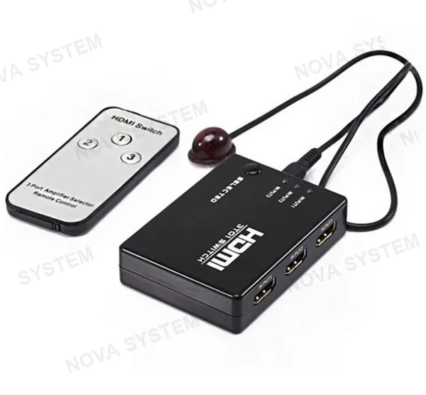 SM-F7807 Switch HDMI 3 en 1 con Control Remoto