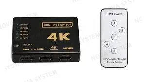 SM-C7839HDMI Switch 5 Puertos a 1 HDMI 4K