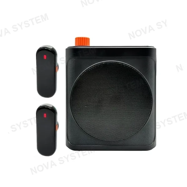 EJ-B6108 Altavoz con 2 Micrófonos Inalámbrico Solapero Type-C