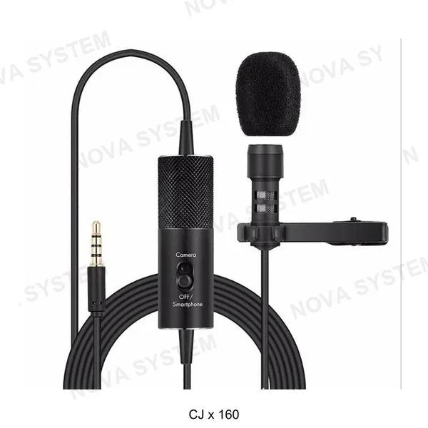 R955 Micrófono solapero 3.5mm para Celular o PC