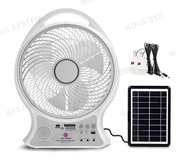 TYN-514BT Ventilador con Parlante y Solar