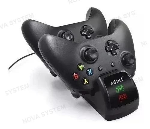SND-400 Base Cargador para Joystick de Xbox One/Slim/X + 2 Baterías