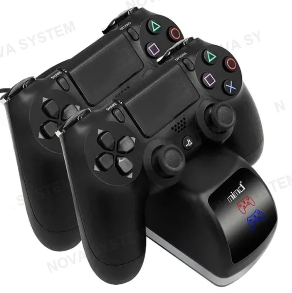 SND-401 Base Cargador Doble para Joystick de PS4/Slim/Pro