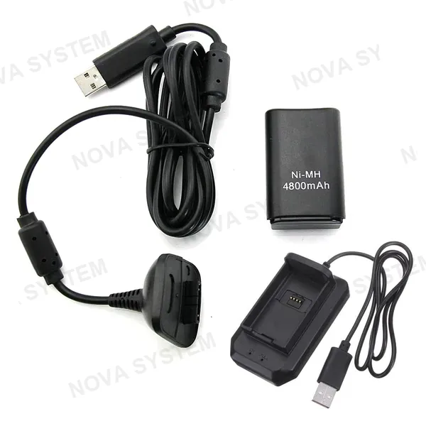 GA-X3606/GA-3606 Kit Cargador 2-1 Xbox Batería + Cuna
