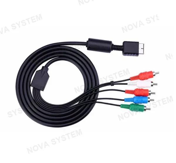 SJ-9951 Cable Componente para PS2 en Caja 1.8m
