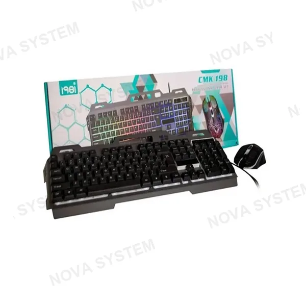 CMK-198 Combo Game Iluminado Teclado y Mouse con Cable