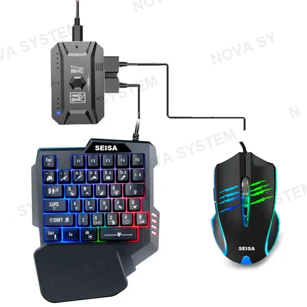 DN-G15 Kit Teclado de Mano + Mouse y Receptor Bluetooth