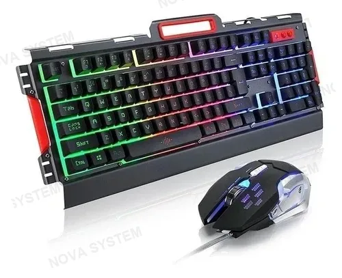 K33 Teclado Mouse con Cable USB con Luces
