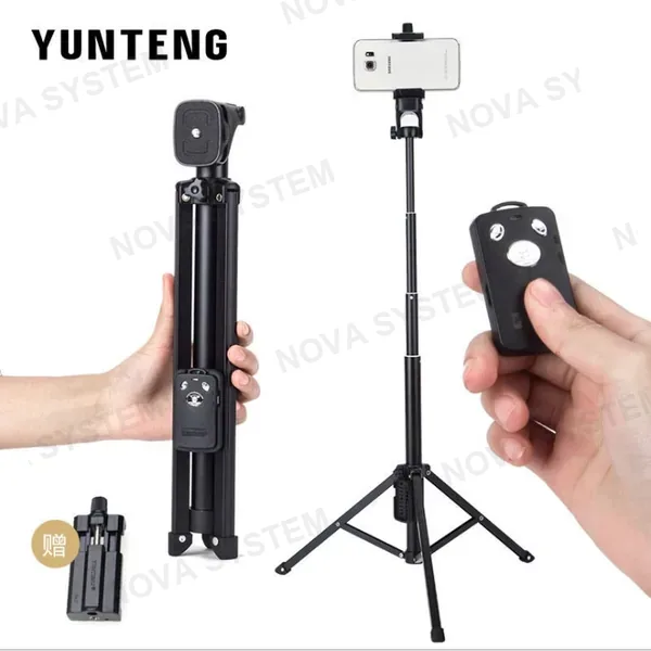 VCT-1688 Trípode de Metal 1.5m con Bluetooth Control Remoto