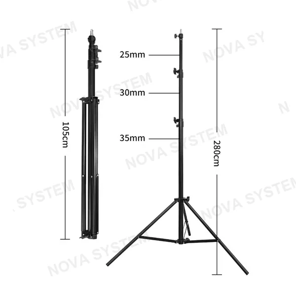 HX-ZJ208 Trípode de Metal 2.8m
