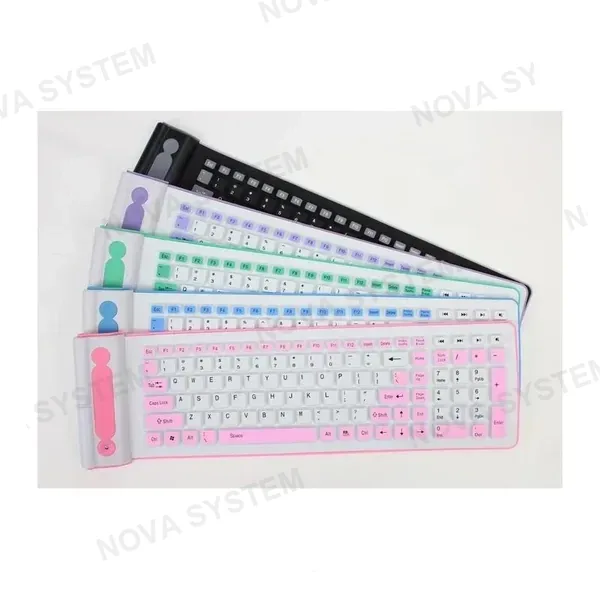 ST-2030BT. Teclado Silicona con Bluetooth 109 Teclas