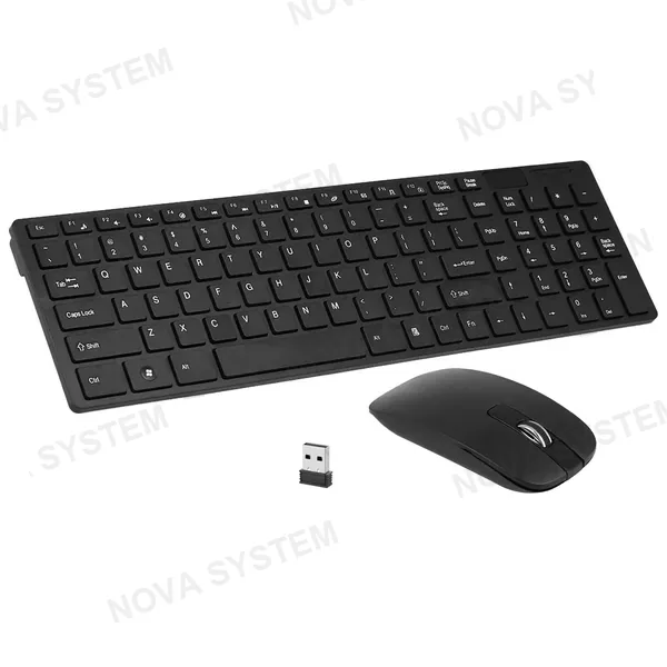 K-06 TECLADO Kit Teclado y Mouse Inalámbrico 2.4Ghz