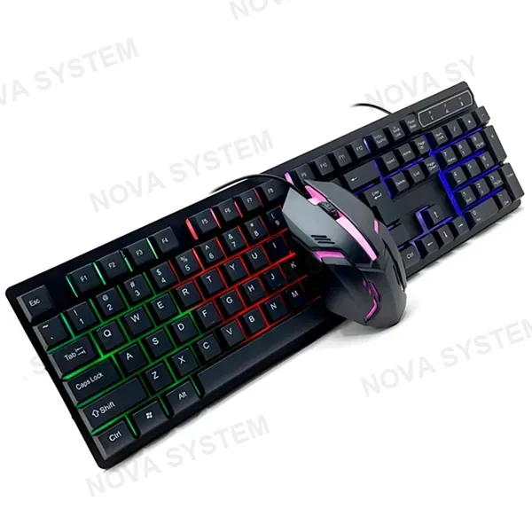 CMK-188 Kit Combo Iluminado Teclado y Mouse con Cable