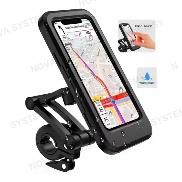 ZX-M3 Soporte con Funda Impermeable 7¨ para Moto y Bicicleta