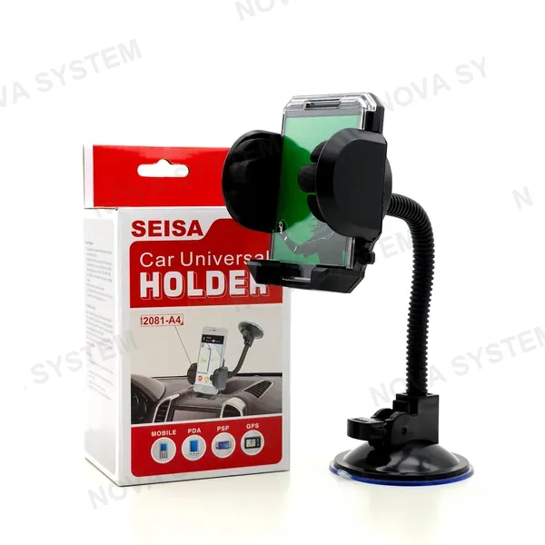 2081-A4 Soporte Universal para Celular con Ventosa y Gancho para Auto