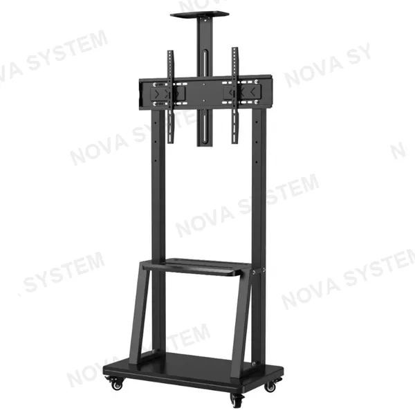 FD1700A Soporte Móvil para Monitor/TV 32"-70" con Dos Bandejas y Soporte de Cámara