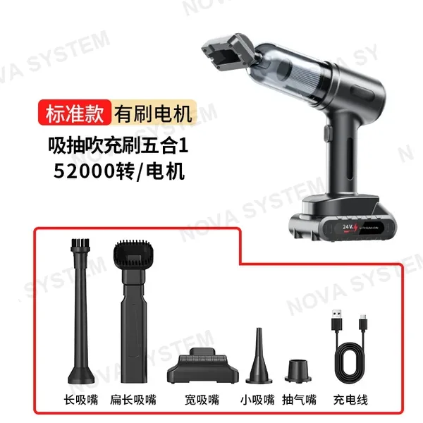 SQ-XC58 Mini Aspiradora Manual para Coche