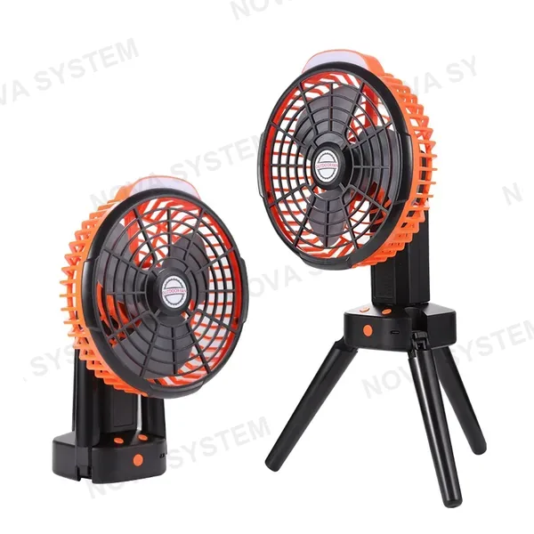 FS-X6 Mini Ventilador con Base y Luces
