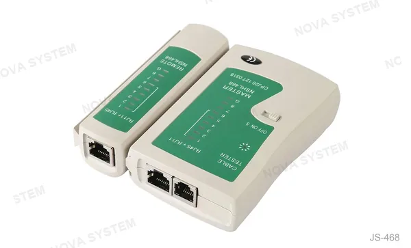 JS-468 NS-468 Tester para Cable de Red con Funda