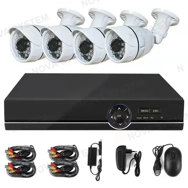 AHD-D4C4/2.0MP CAM Kit DVR + 4 Camaras Pal HD CCTV