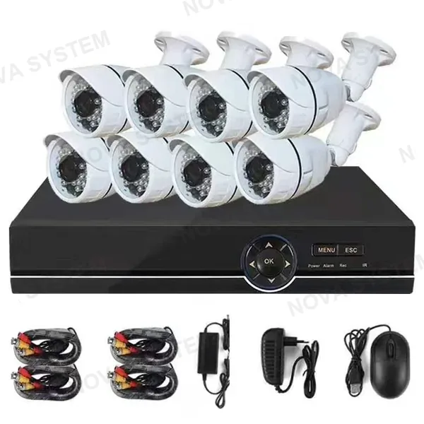 AHD-D8C8/2.0MP CAM Kit DVR+8camaras HD CCTV 2.0MP
