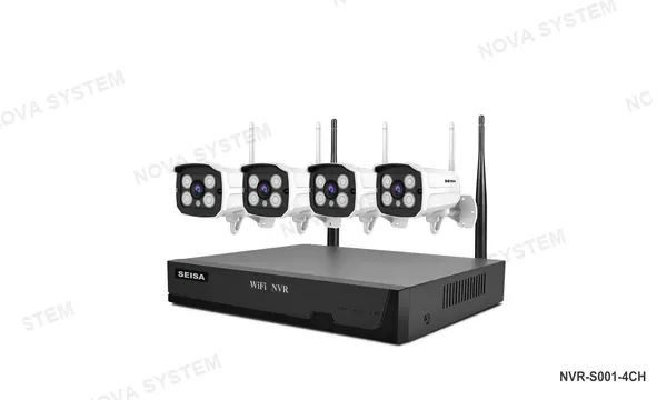 NVR-S001-4CH Kit NVR 4 Camaras WIFI