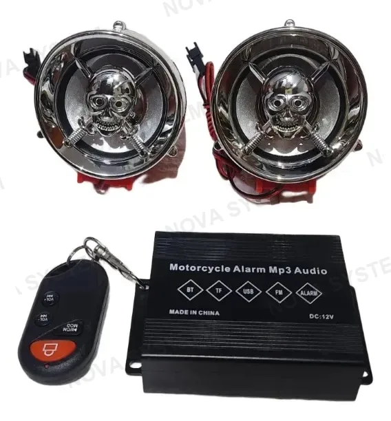 YY-205-BT Mini Parlante para Moto Alarma USB/Mirco USB 2.5"