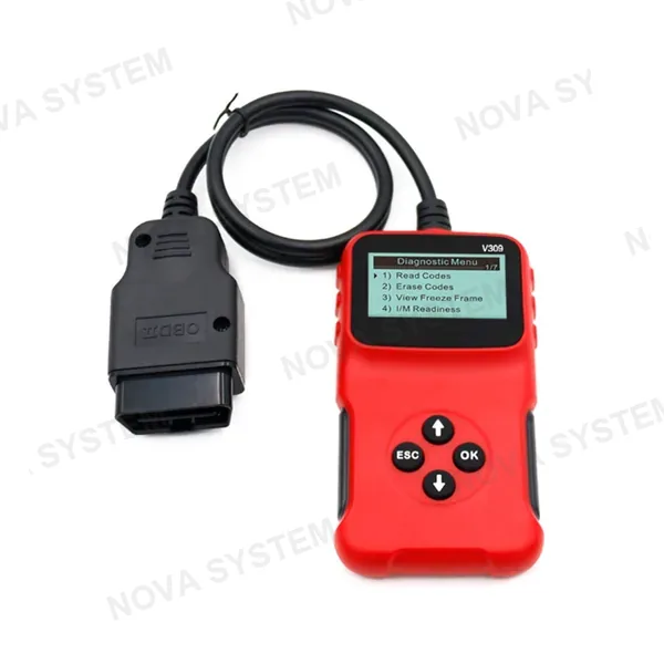 V309 Escaner Automotriz Lector Diagnostico con Pantalla