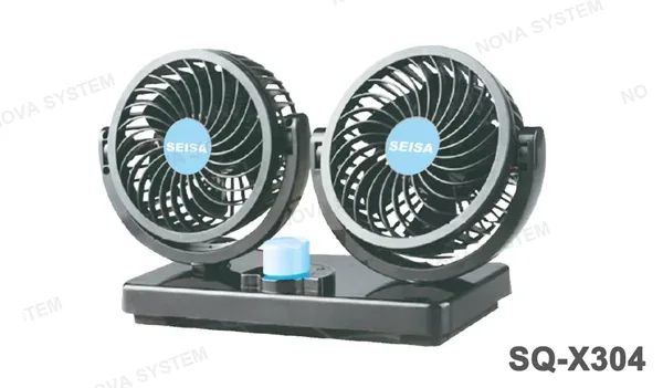 SQ-X304 Ventilador Doble para Auto 4¨ 24V