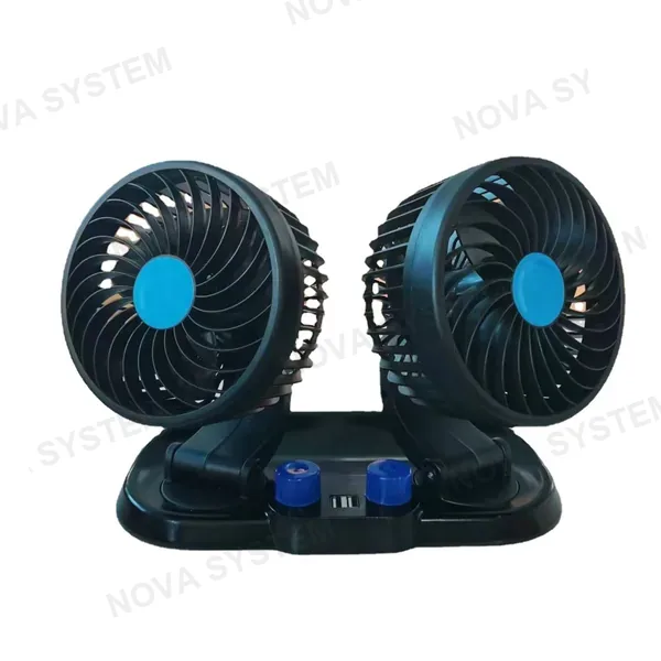 SQ-X698 Ventilador USB Pequeño para Carro 6" 12V/2A