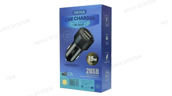 SM-FS339 Cargador para Auto 3.1A 2USB