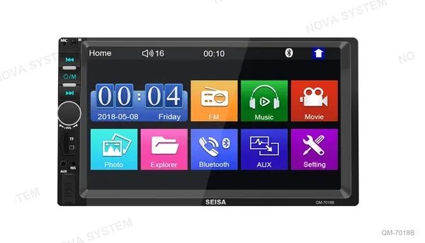 QM-7018B Stereo MP5 para Auto con Pantalla 7" con Camara