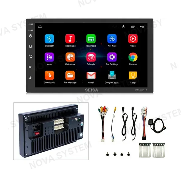 QM-7001A Stereo Android para Auto 7" con Camara Trasera