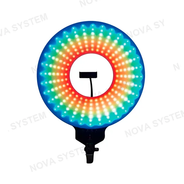 MJ-451 aro De Luz Led 18" Con Luz Tricolor, Rgb Y Sincronización Musical