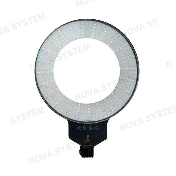 MJ-321 aro De Luz Led 14" Con Luz Tricolor, Rgb Y Sincronización Musical